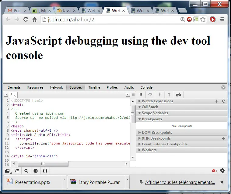 Example: HTML, head and body.