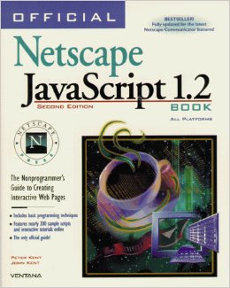 Cover page of the Netscape JavaScript 1.2 book.