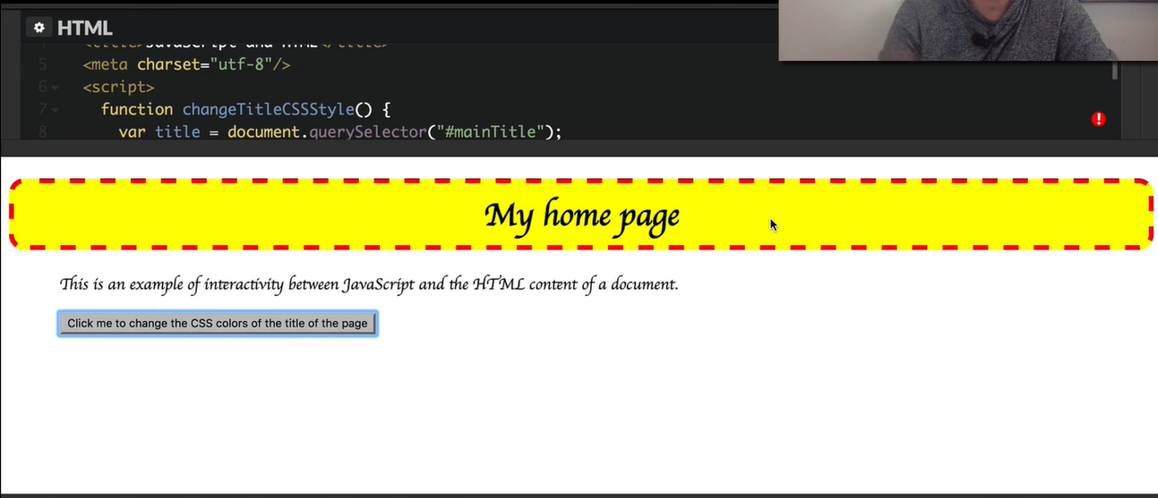 My home page. This is an example of interactivity between JS and the 
    HTML content of a document.