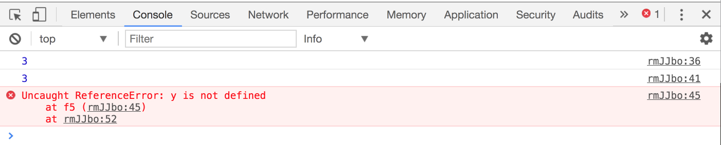 Declaring a variable without var in function make it global.