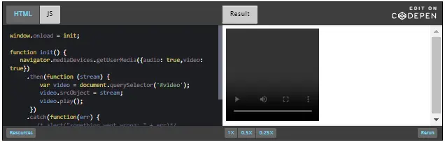 CodePen: using callback promise, #2.