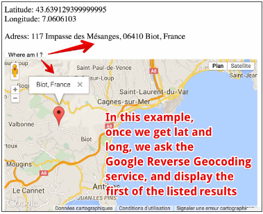 Mapquest: longitude and latitude.