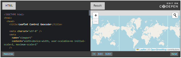 CodePen: Longitude and Latitude.