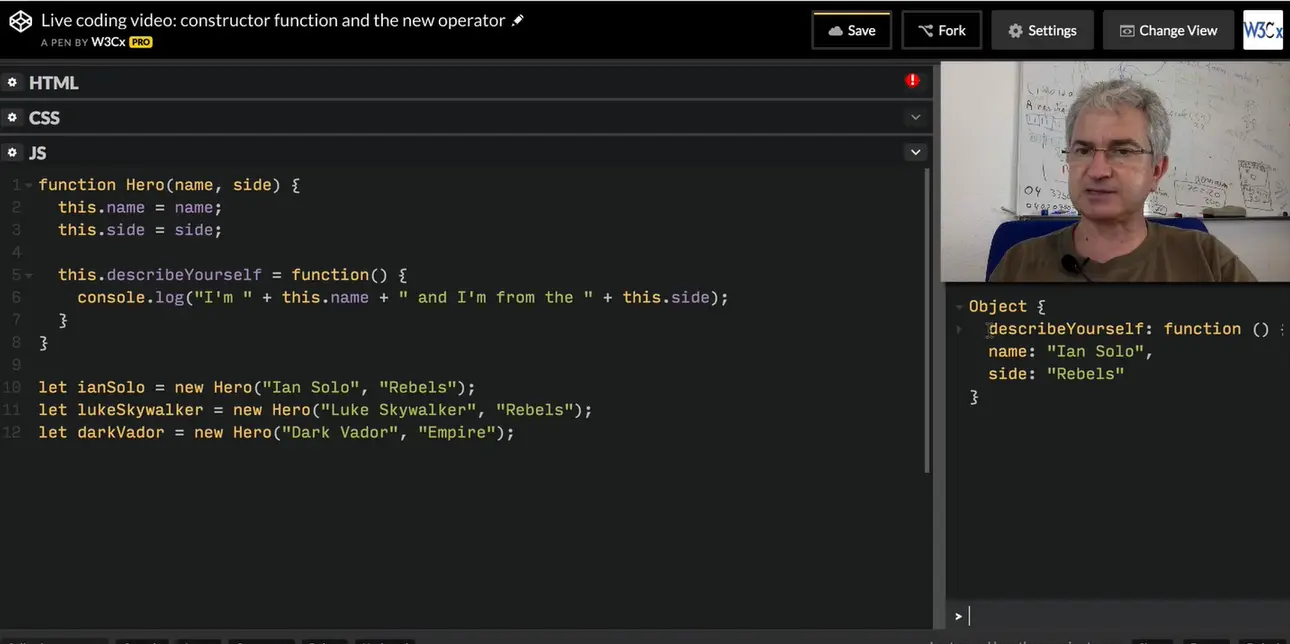 Define and assign name and side.